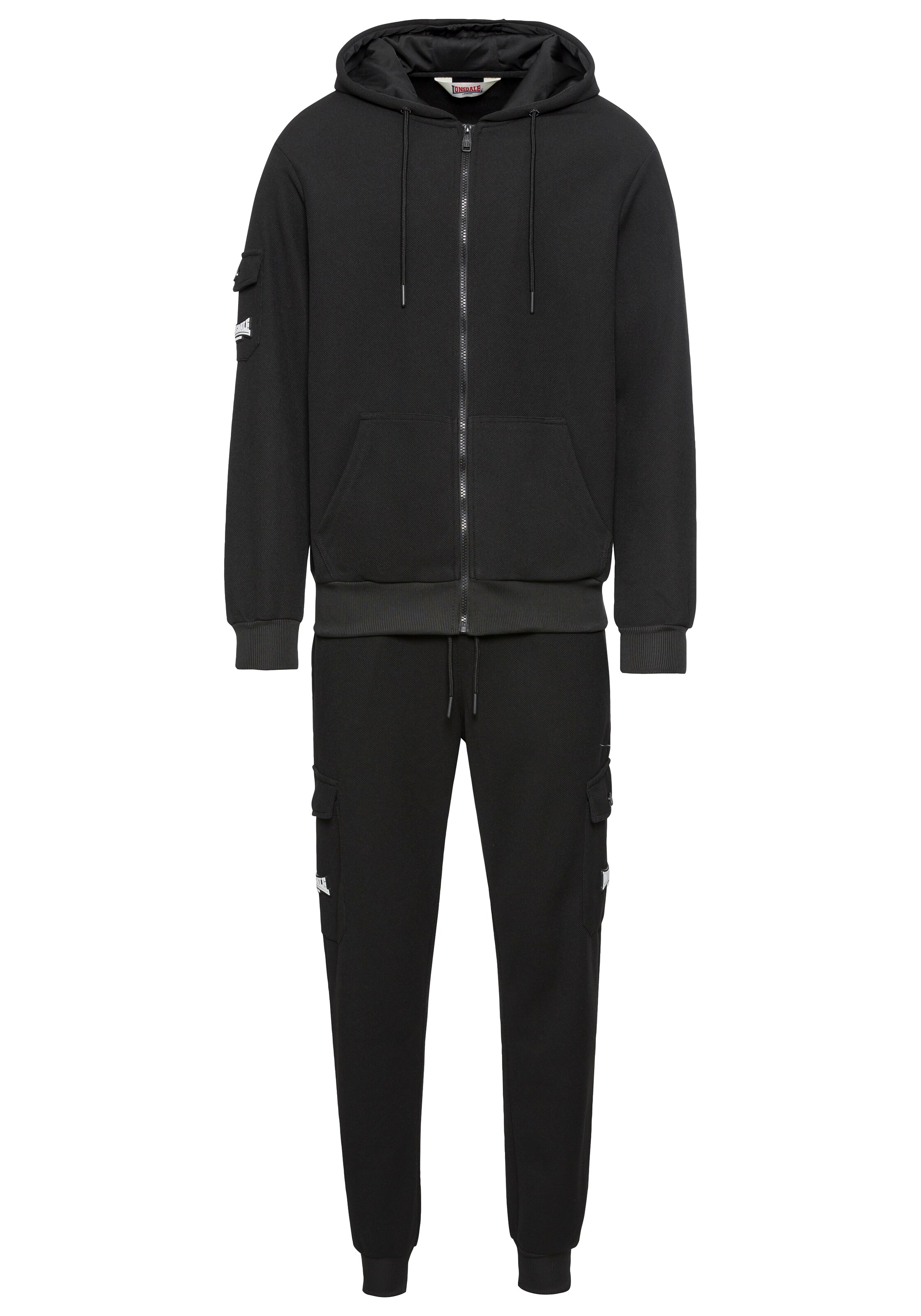 LONSDALE Joggingová súprava - Čierna: predná strana