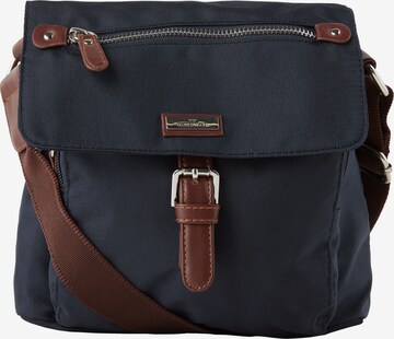 TOM TAILOR Crossbody Bag 'Rina' in Blue: front