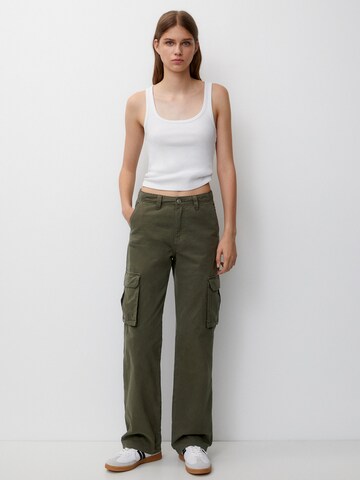 Pull&Bear Loose fit Cargo trousers in Green