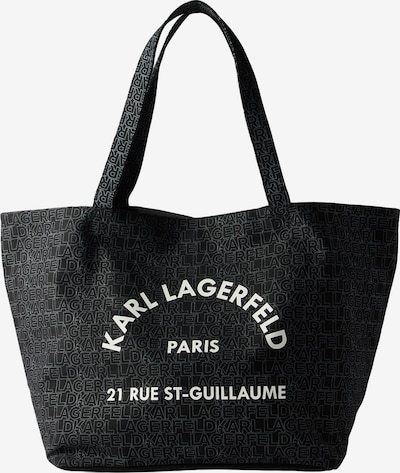 Karl Lagerfeld Shopper torba veličine One Size u crna / bijela, Pregled proizvoda