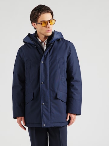 BOSS Orange Zimní parka 'Osiass1' – modrá: přední strana