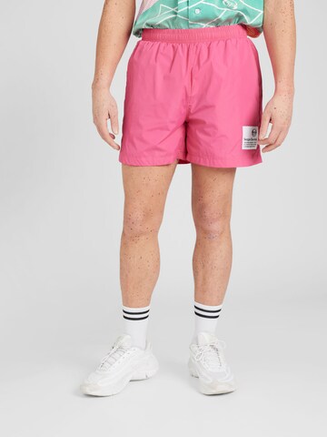 Sergio Tacchini Regular Trousers 'VERENNA' in Pink: front