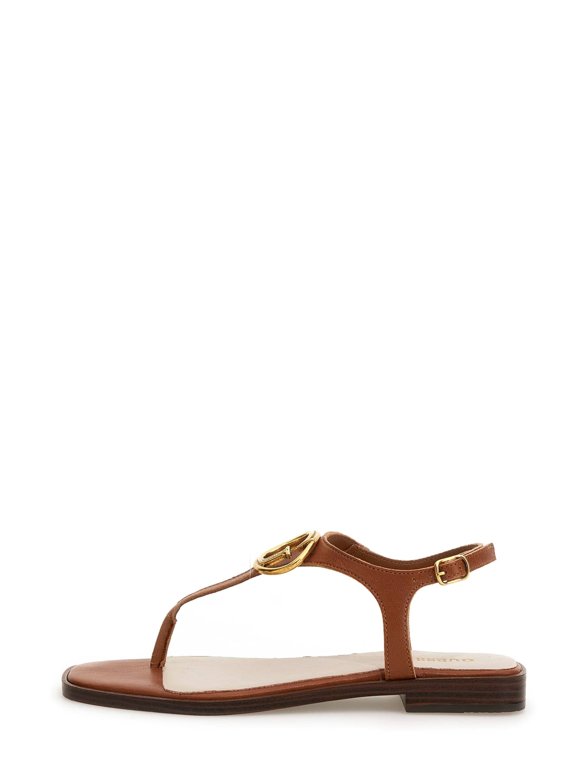 GUESS Zehentrenner 'MIRY' in Braun: Vorderseite