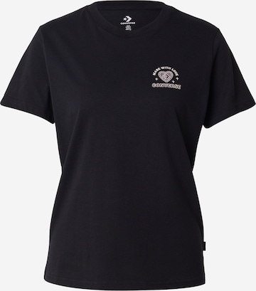 CONVERSE Paita värissä musta: etupuoli