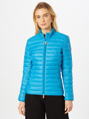 SAVE THE DUCK Between-season jacket 'AURA' in Blue: front