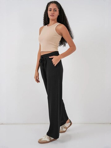 Wide leg Pantaloni di Bigdart in nero