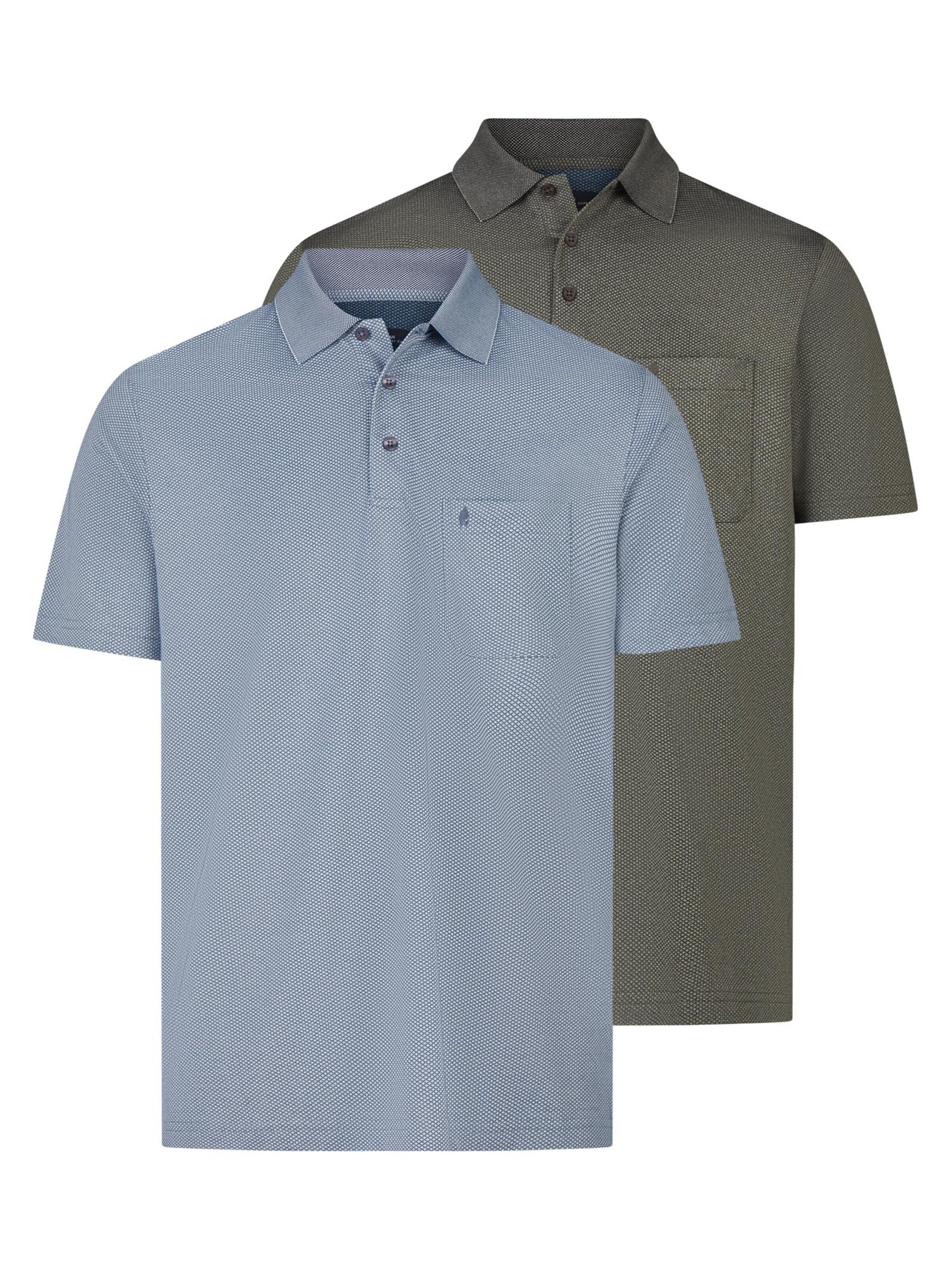 Ragman Shirt 'Basic' in Grey: front