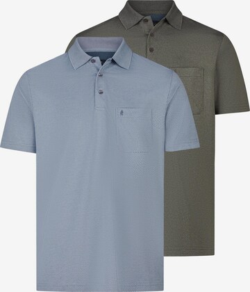 Ragman Shirt 'Basic' in Grey: front