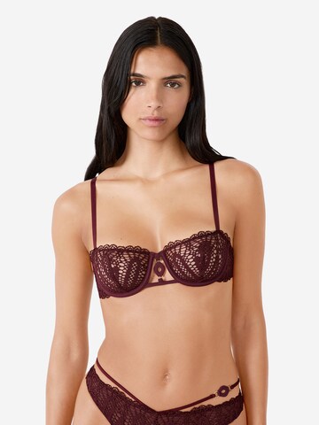Balconcino Reggiseno 'VIRTUOSE ' di ETAM in rosso