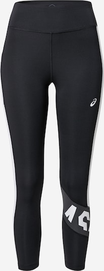 Pantaloni sport ASICS pe negru / alb, Vizualizare produs
