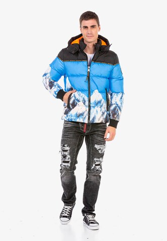 CIPO & BAXX Winterjas in Blauw