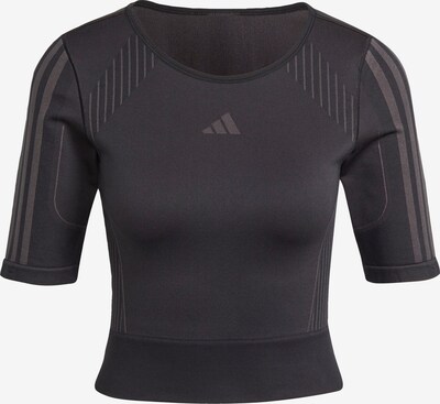 ADIDAS PERFORMANCE Funktionsshirt in grau / schwarz, Produktansicht