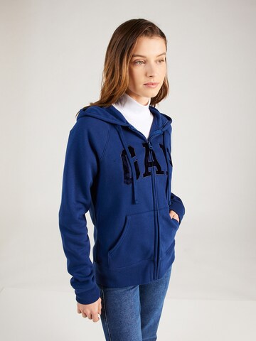 GAP Sweat jacket in Blue: front