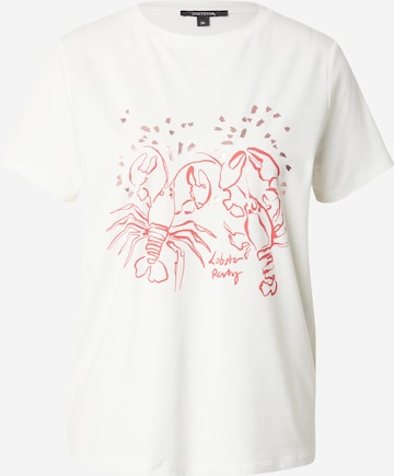 COMMA T-Shirt in Weiß: Vorderseite