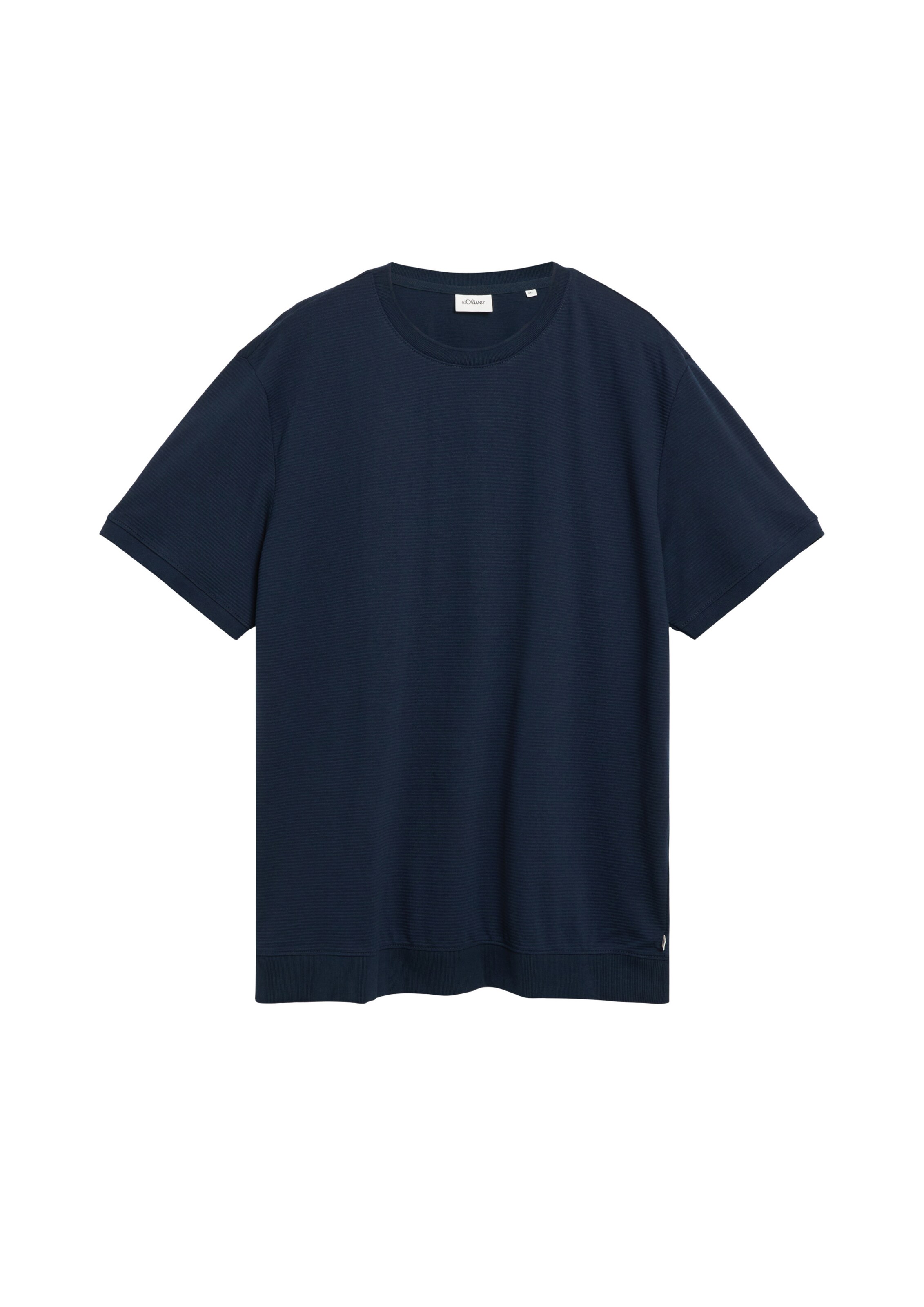 s.Oliver Men Big Sizes T-Shirt in Blau: Vorderseite