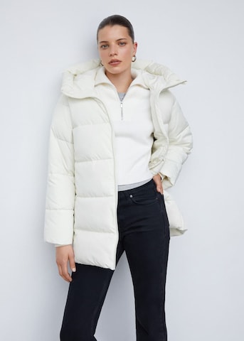 MANGO Winter Jacket 'Tokyo' in White