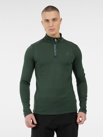 PROTEST Sportsweatshirt 'REWILL' in Groen: voorkant