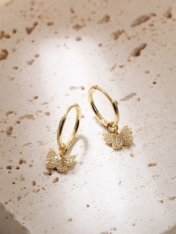 Orecchini 'Butterfly Whisper' di Hey Happiness in oro
