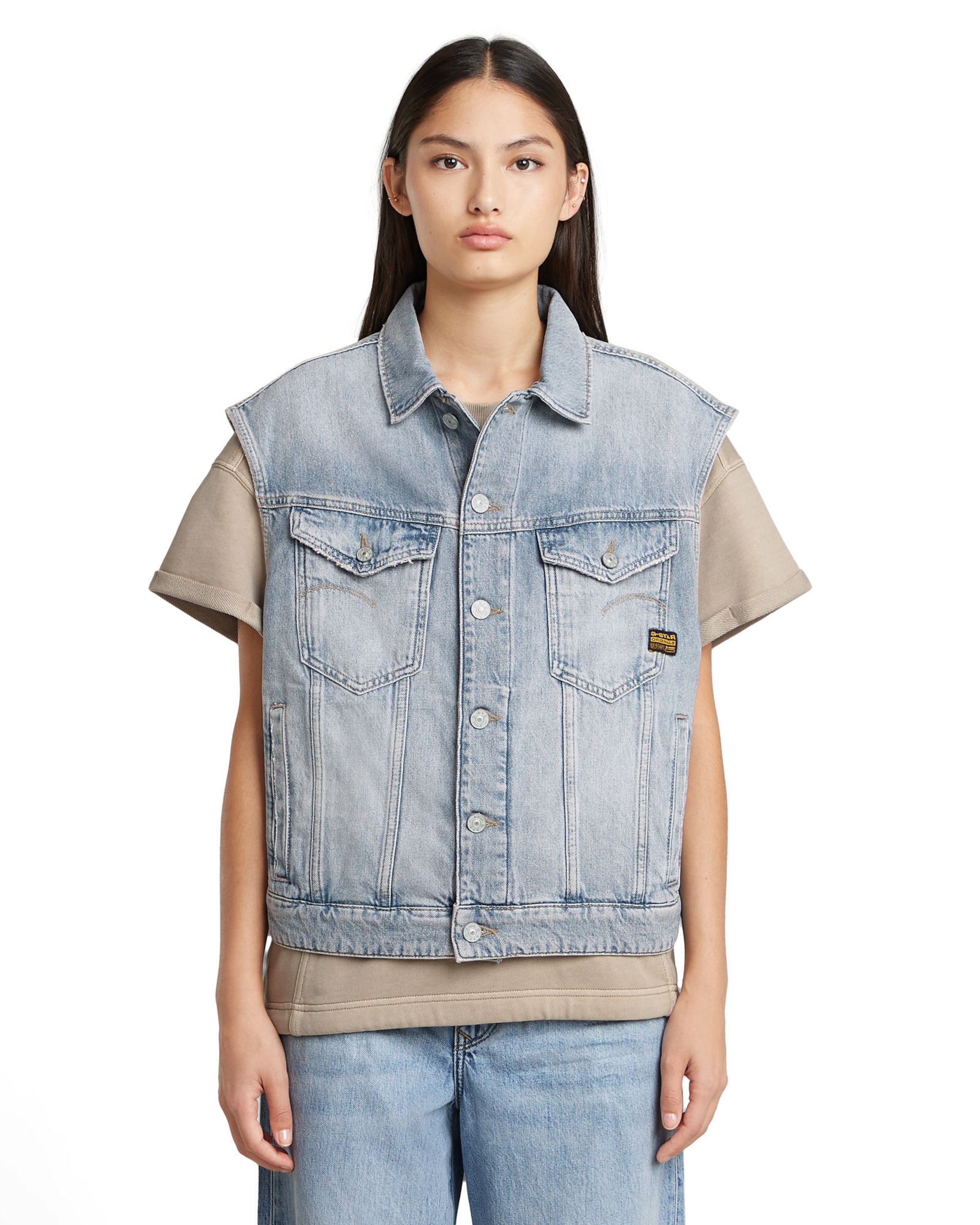 G-STAR Between-season jacket in Blue: front