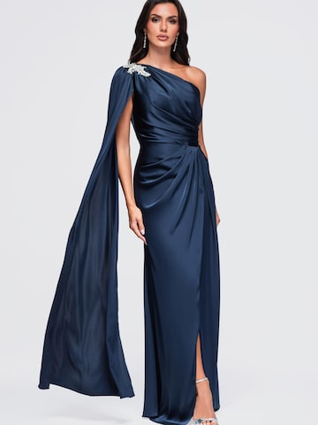 Ombre Abendkleid‌‌‌ in Blau