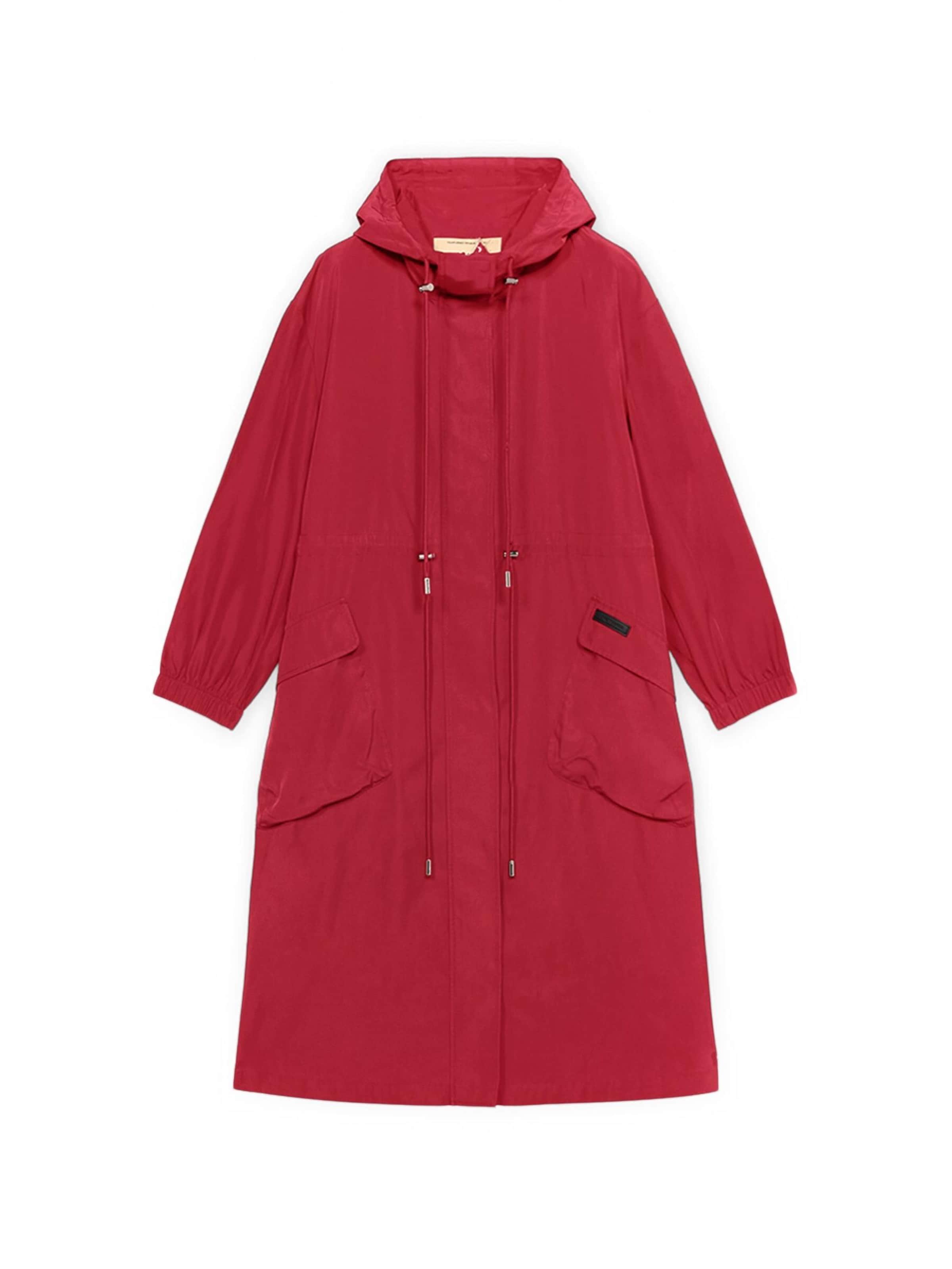 Trussardi Wintermantel in Rood: voorkant
