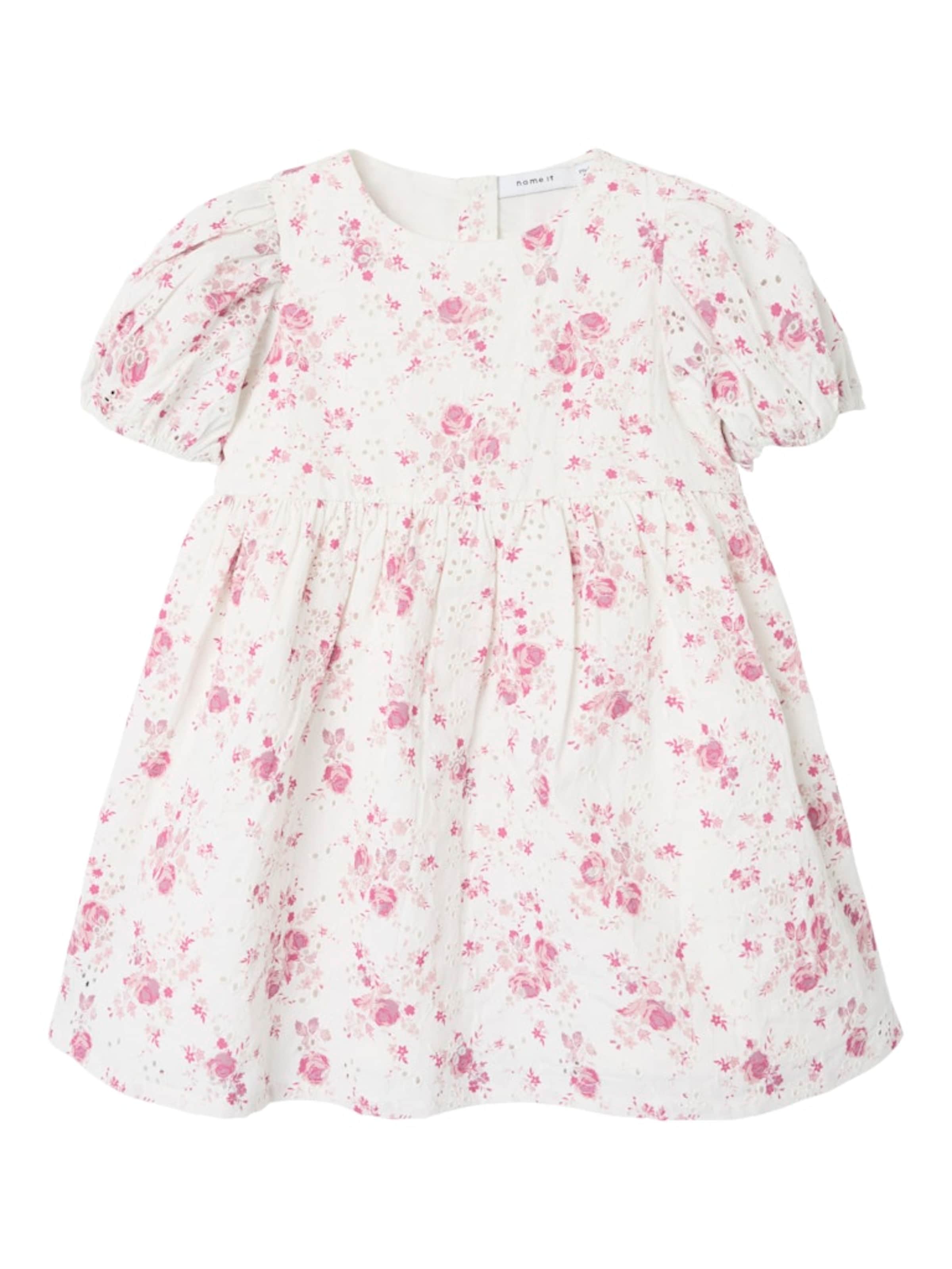 NAME IT - Vestido 'NMFFEMBRODER' en blanco: frente