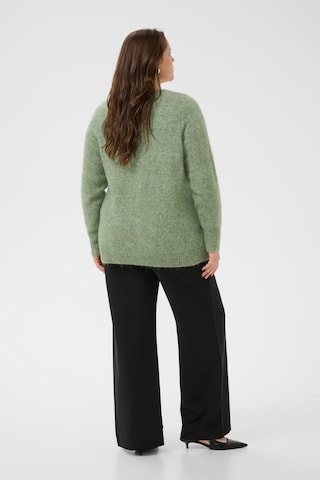 KAFFE CURVE Cardigan 'KCMelani' i grøn