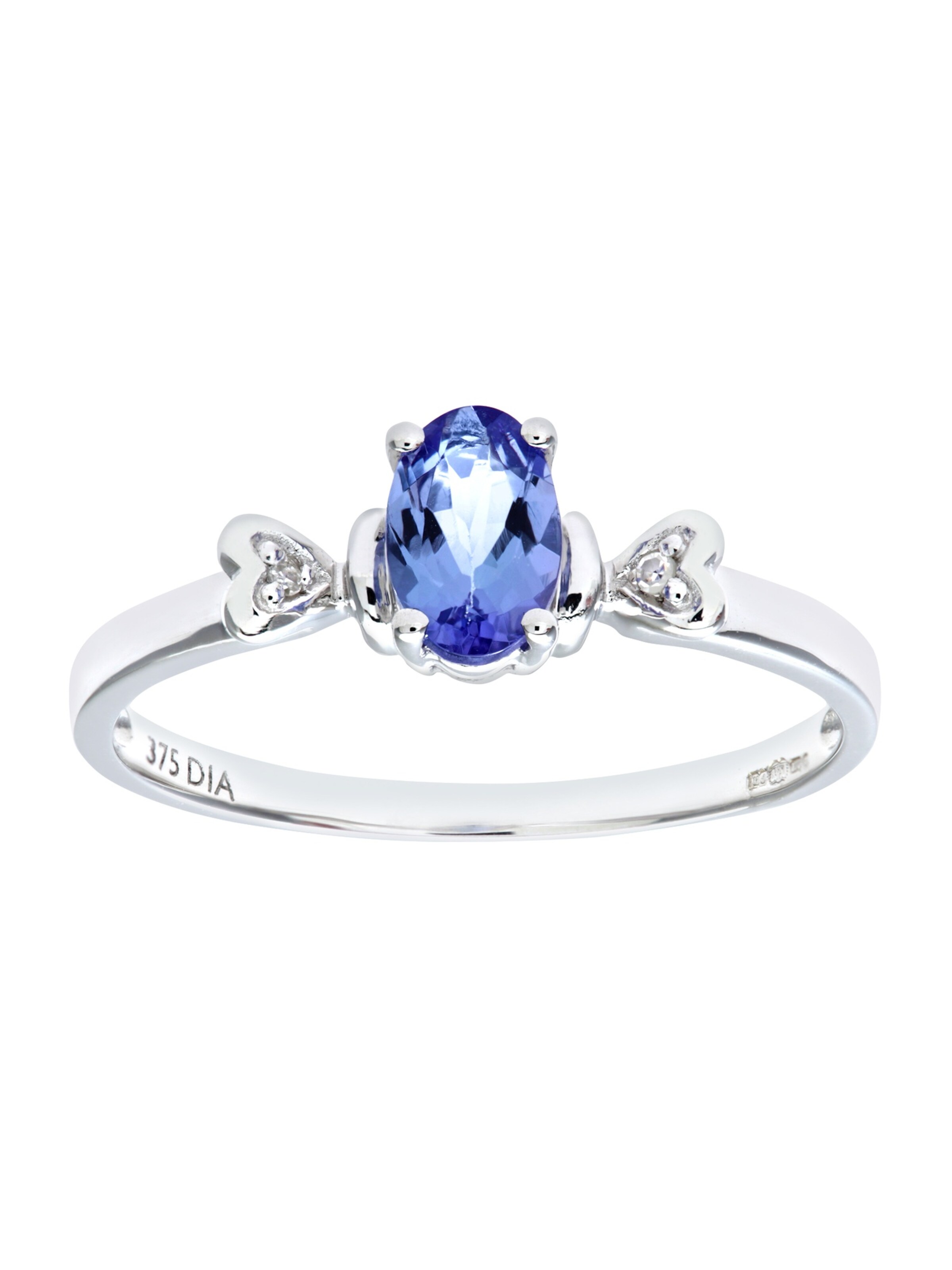 DIAMANT LETERNEL Ring 'Herz' in Silver: front