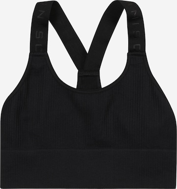 Bustier Soutien-gorge de sport Röhnisch en noir : devant