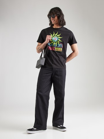 Volcom Tričko 'REALITYFAB' - Čierna
