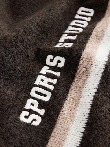 Next Sweter w kolorze brązowy