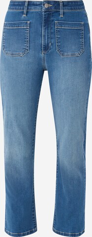 QS Flared Jeans 'Reena' in Blau: predná strana
