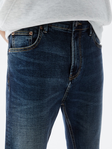 Pull&Bear Slimfit Kavbojke | modra barva