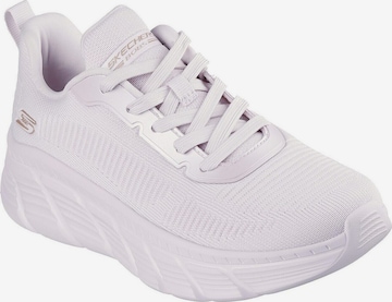 SKECHERS Platform trainers 'Bobs B Flex Hi - Fly' in Purple: front