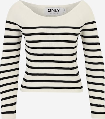 Only Petite Sweater 'BIANKA' in White: front