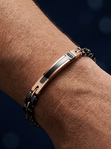 UNIQAL Armband 'TRECCIA' in Goud