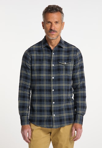 DreiMaster Vintage Regular fit Overhemd in Blauw: voorkant