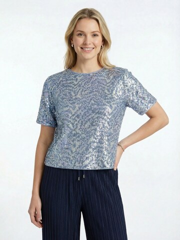 purpurinė Guido Maria Kretschmer Women Marškinėliai 'Dine': priekis