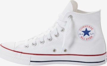 CONVERSE Magas szárú sportcipők 'Chuck Taylor All Star Classic' - fehér: elől