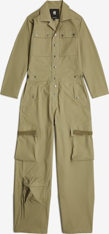 G-STAR Jumpsuit in Groen: voorkant