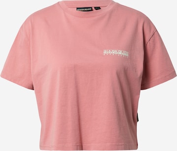 T-shirt 'CENEPA' NAPAPIJRI en rose : devant