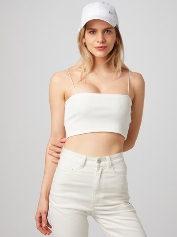 ABOUT YOU x MOGLI Top 'Allie' in White: front