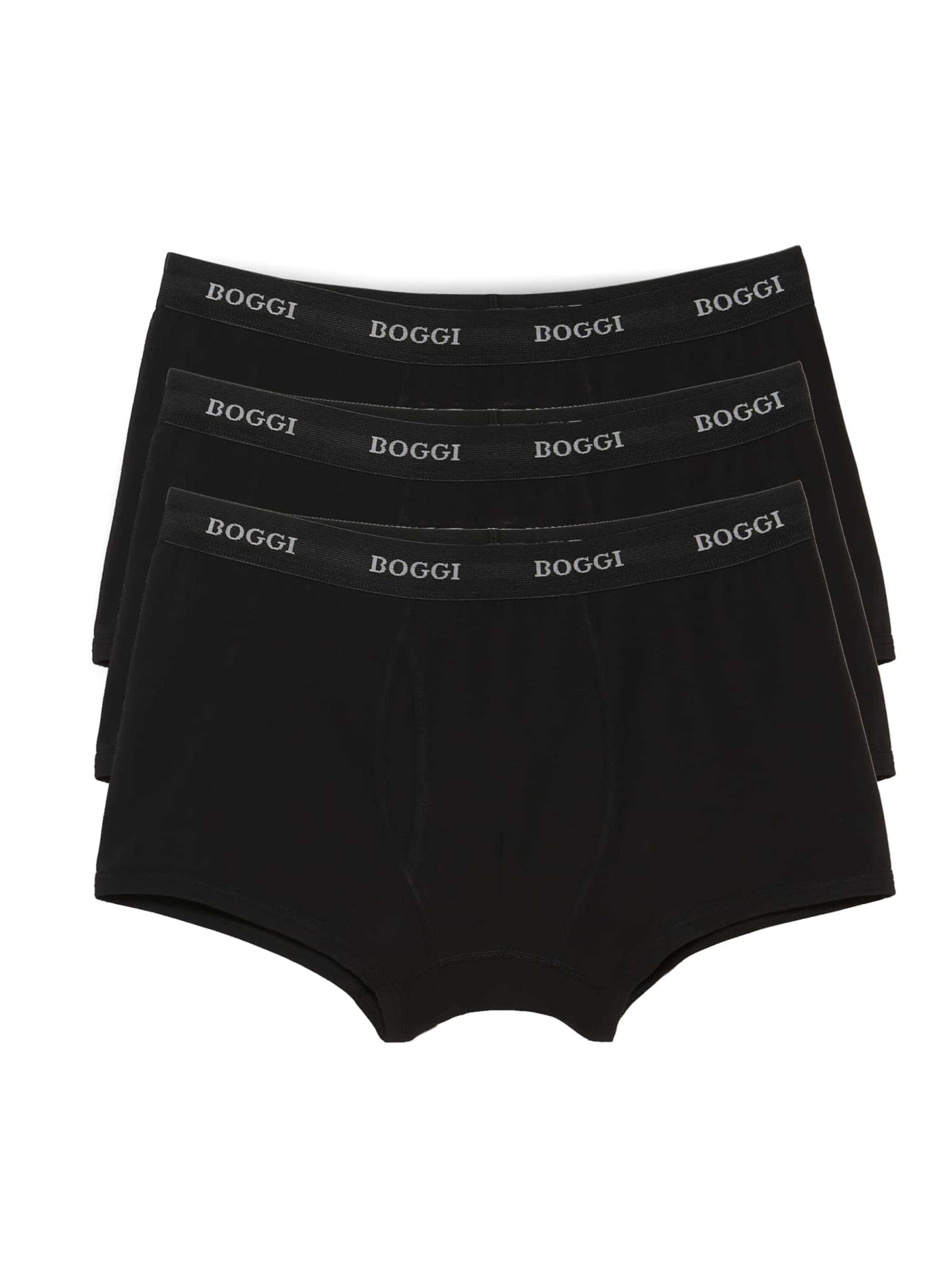 Boggi Milano Boxershorts in Zwart: voorkant