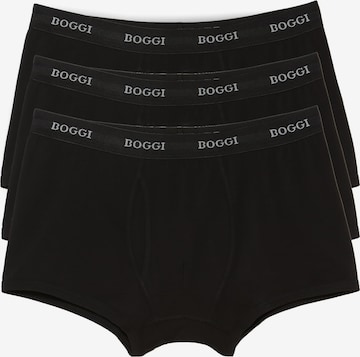 Boggi Milano - Calzoncillo boxer en negro: frente