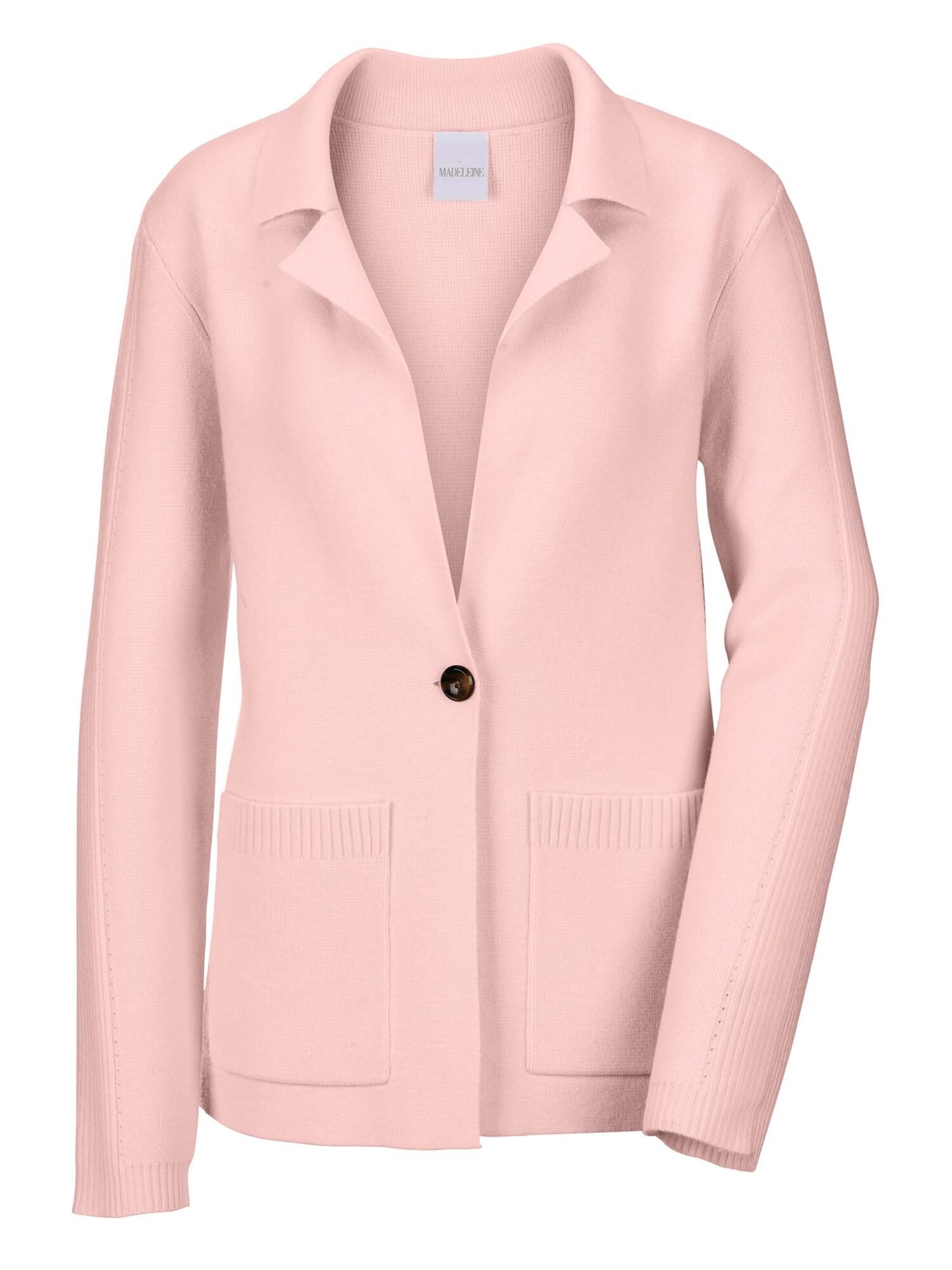 MADELEINE Strickjacke in Pink: Vorderseite