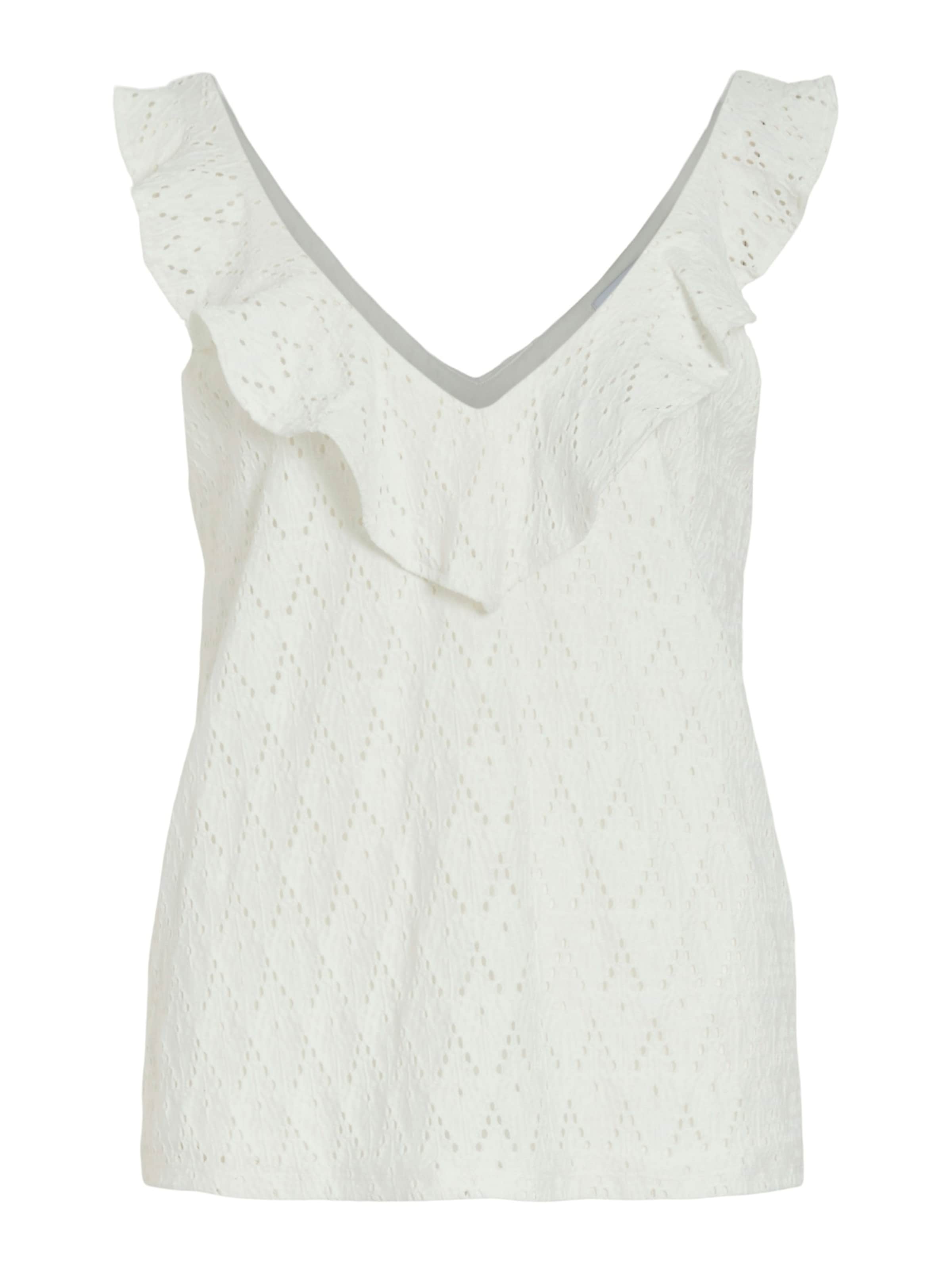 VILA Toppi 'VIAMALINA' värissä valkoinen: etupuoli