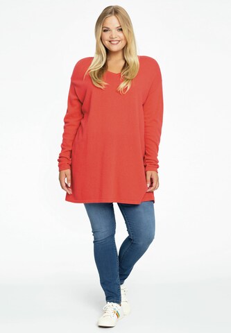 Yoek Sweater in Red