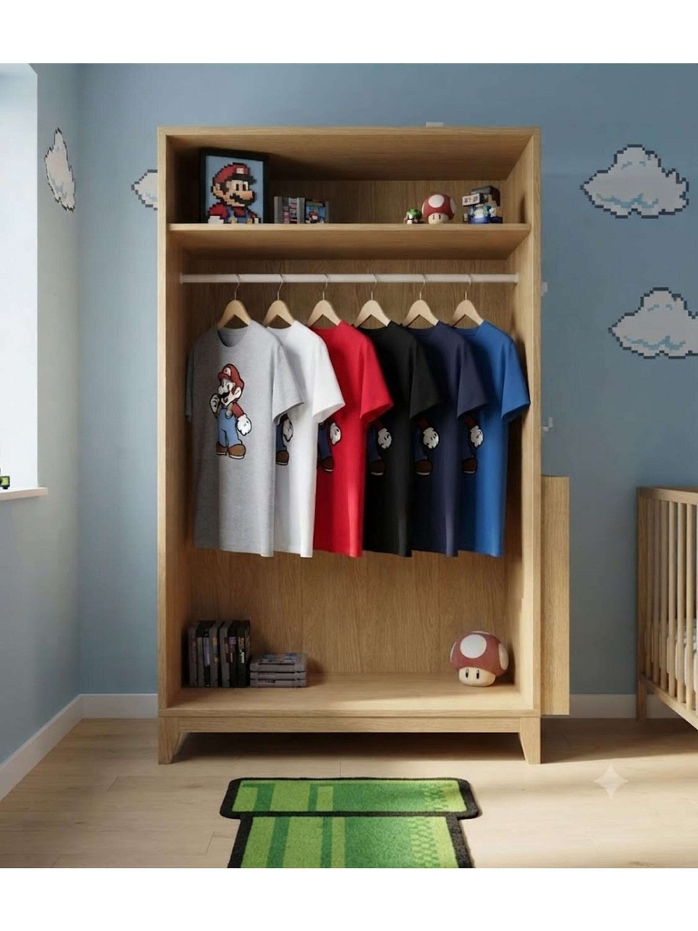 Blondie & Brownie Shirt 'Mario2' in 4XL in Black, Item view