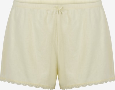Hunkemöller Pyjamashorts in pastellgelb, Produktansicht