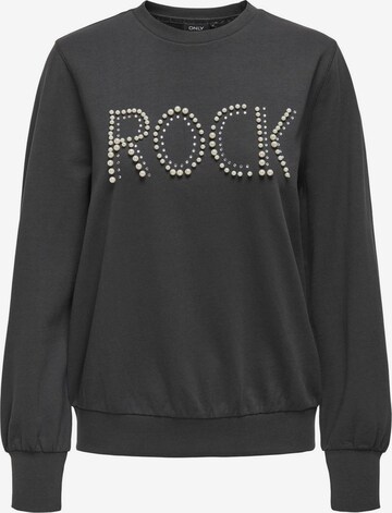 Sweat-shirt ONLY en noir : devant